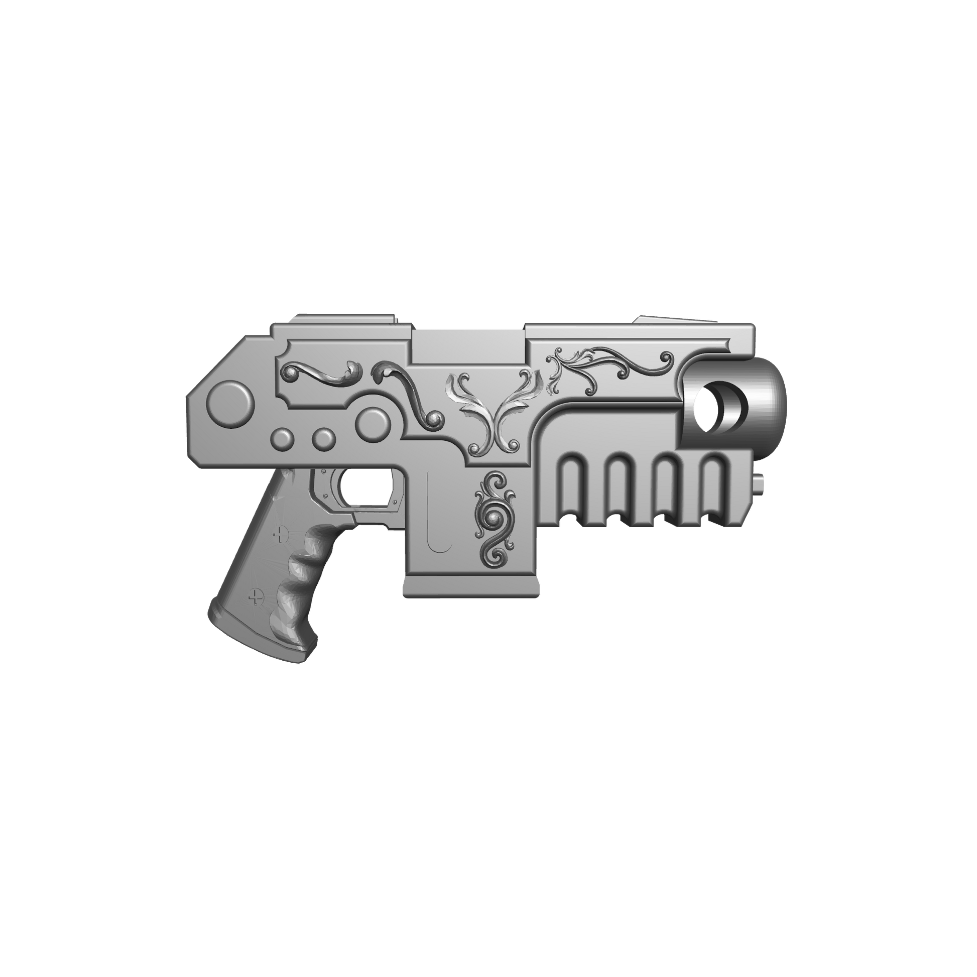 Heavy Striker Pistol Artificer compatible with JoyToy 1:18 scale armored action figures custom resin weapon