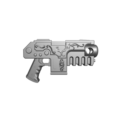 Heavy Striker Pistol Artificer compatible with JoyToy 1:18 scale armored action figures custom resin weapon