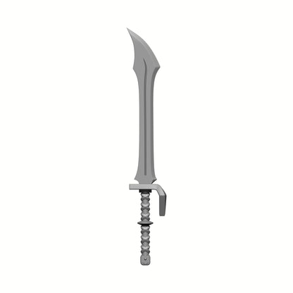 Hedonistic Warrior Order ceremonial saber custom resin melee weapon for JoyToy 1:18 scale sci-fi action figures
