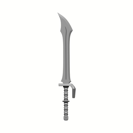 Hedonistic Warrior Order ceremonial saber custom resin melee weapon for JoyToy 1:18 scale sci-fi action figures
