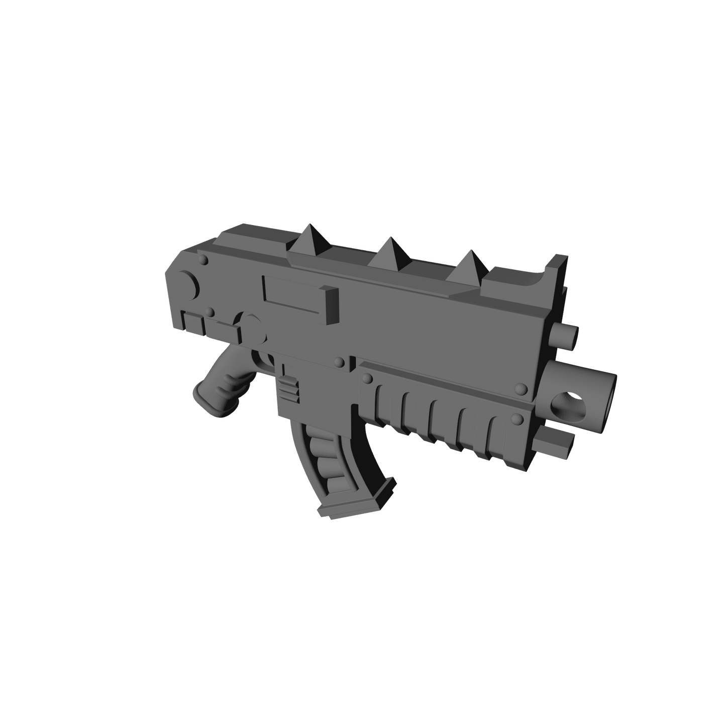 Hellforged Striker Combat Rifle compatible with JoyToy 1:18 scale armored action figures custom resin weapon