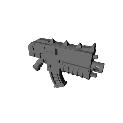 Hellforged Striker Combat Rifle compatible with JoyToy 1:18 scale armored action figures custom resin weapon