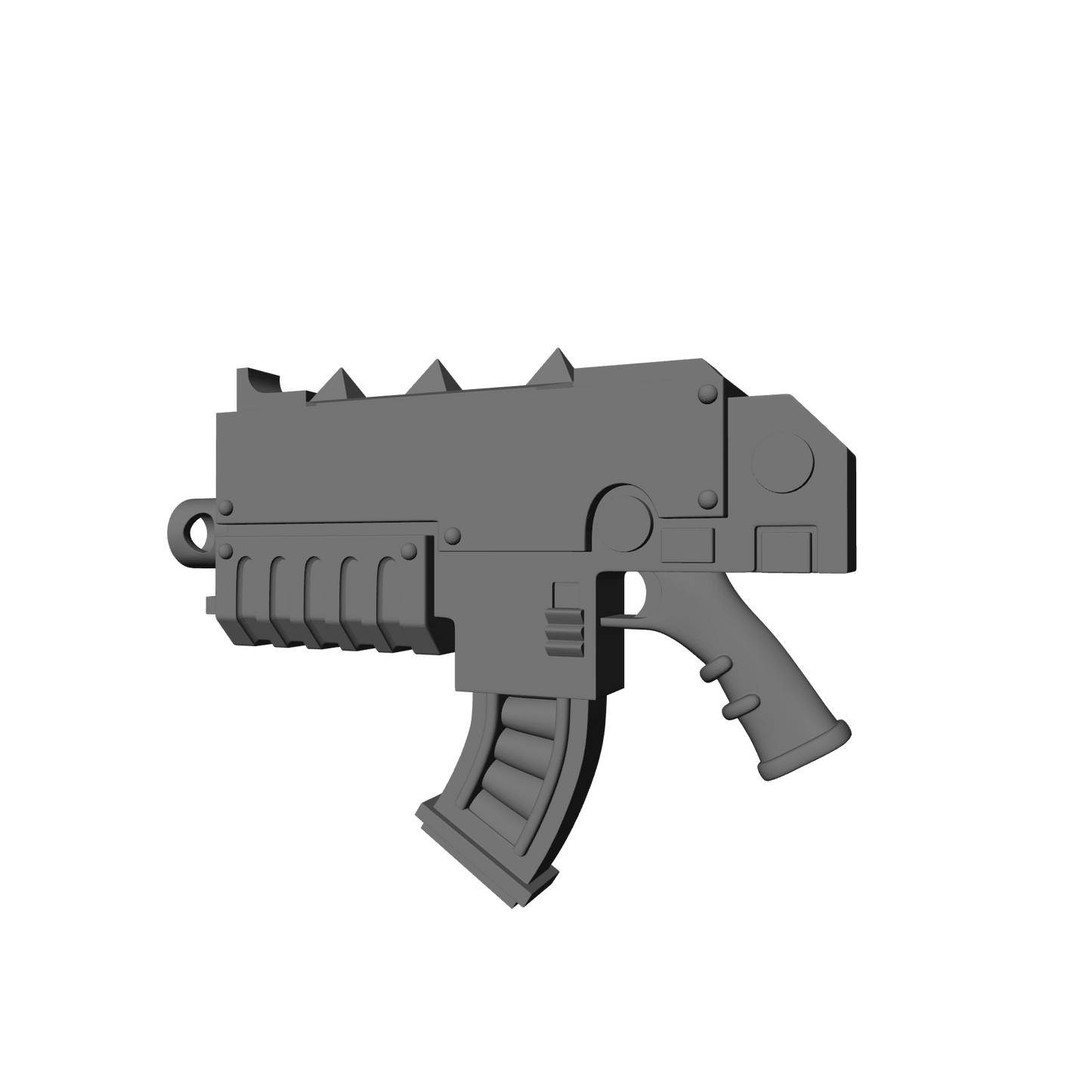 Hellforged Striker Combat Rifle compatible with JoyToy 1:18 scale armored action figures custom resin weapon
