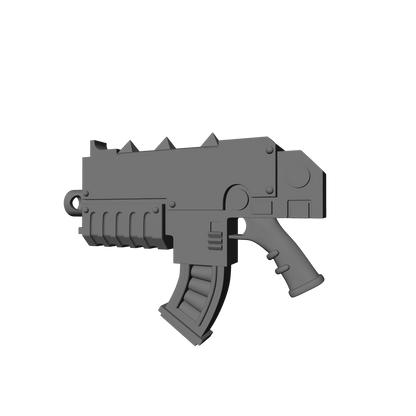 Hellforged Striker Combat Rifle compatible with JoyToy 1:18 scale armored action figures custom resin weapon