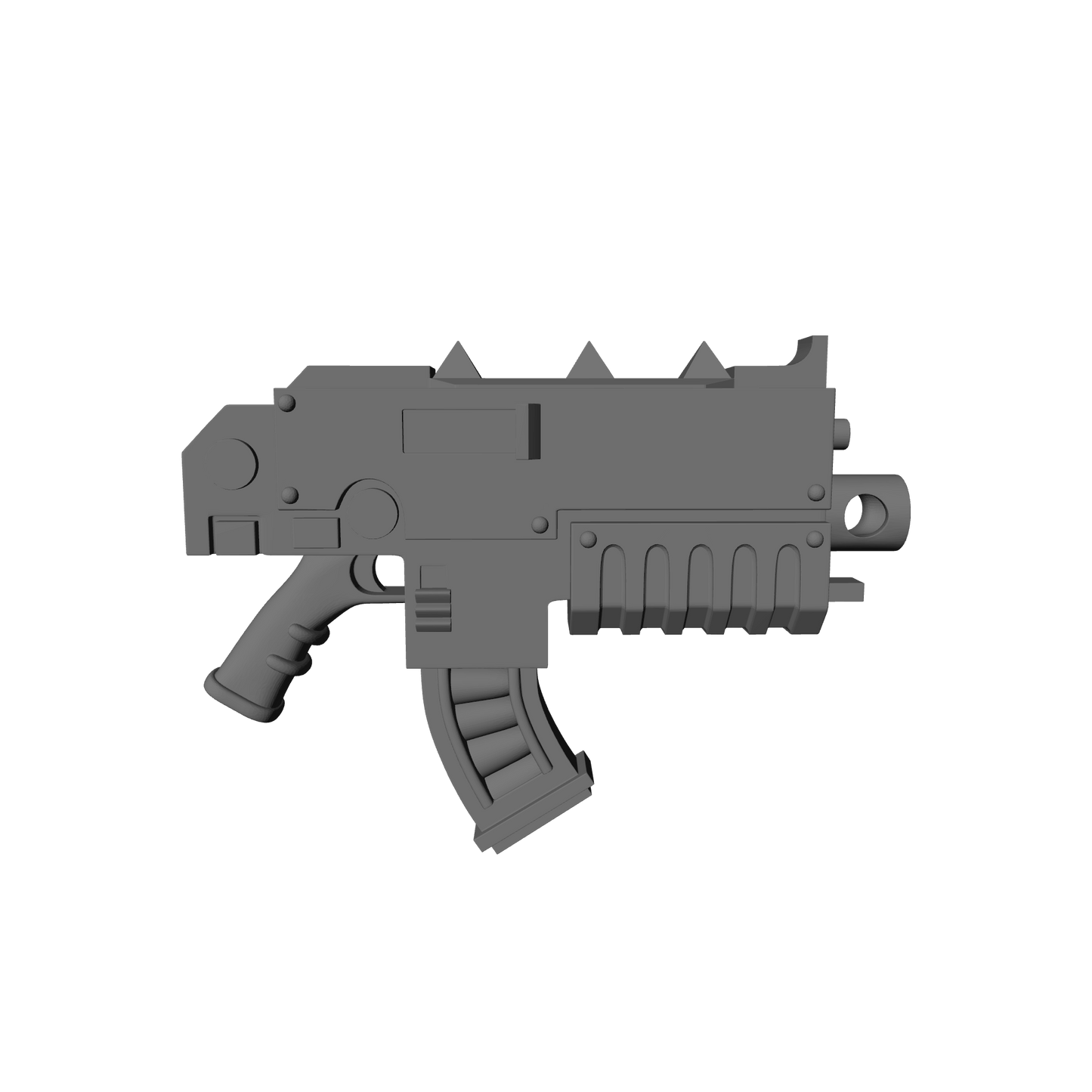 Hellforged Striker Combat Rifle compatible with JoyToy 1:18 scale armored action figures custom resin weapon