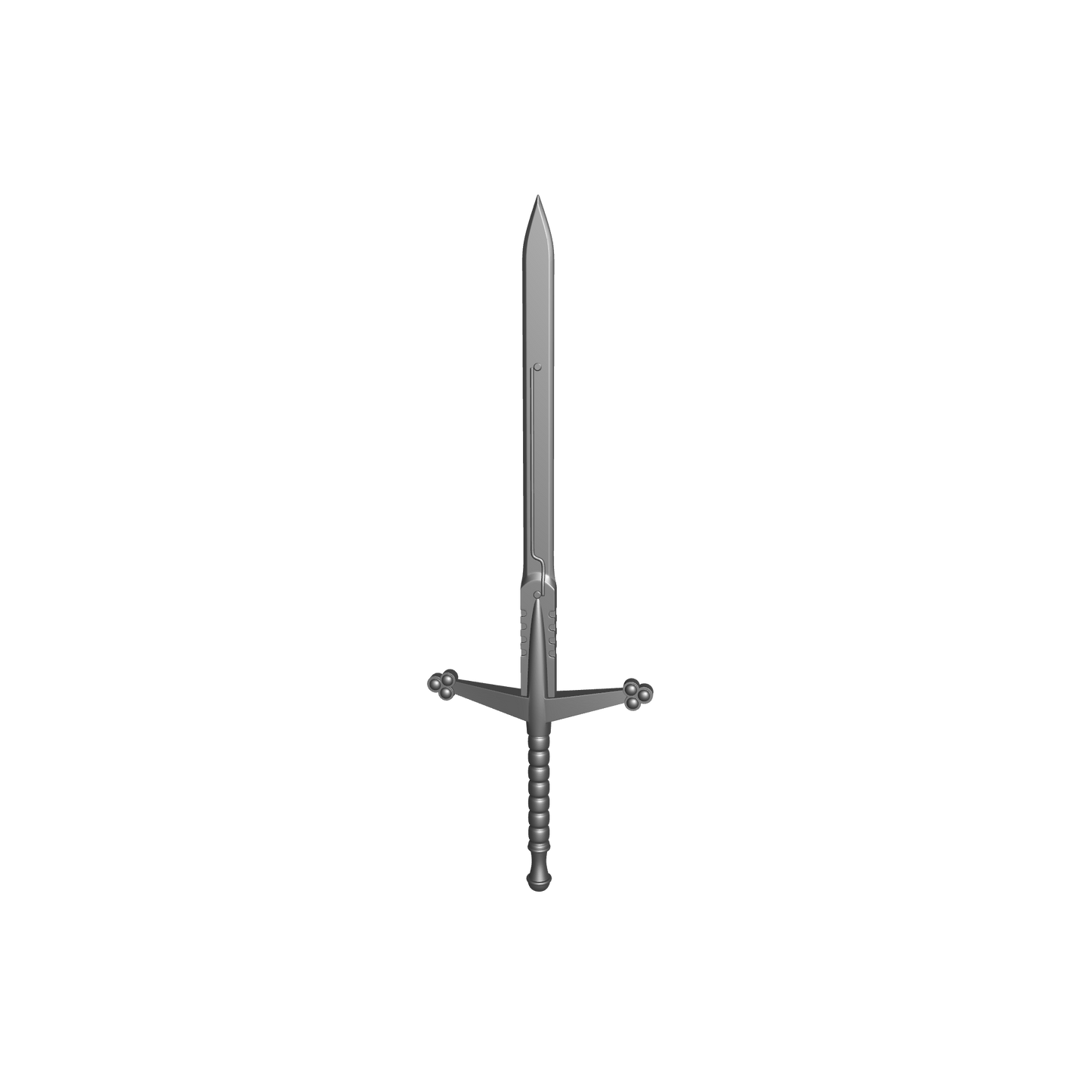Highland Warrior Claymore energy sword resin melee weapon upgrade for 1:18 scale grimdark armored soldier figures