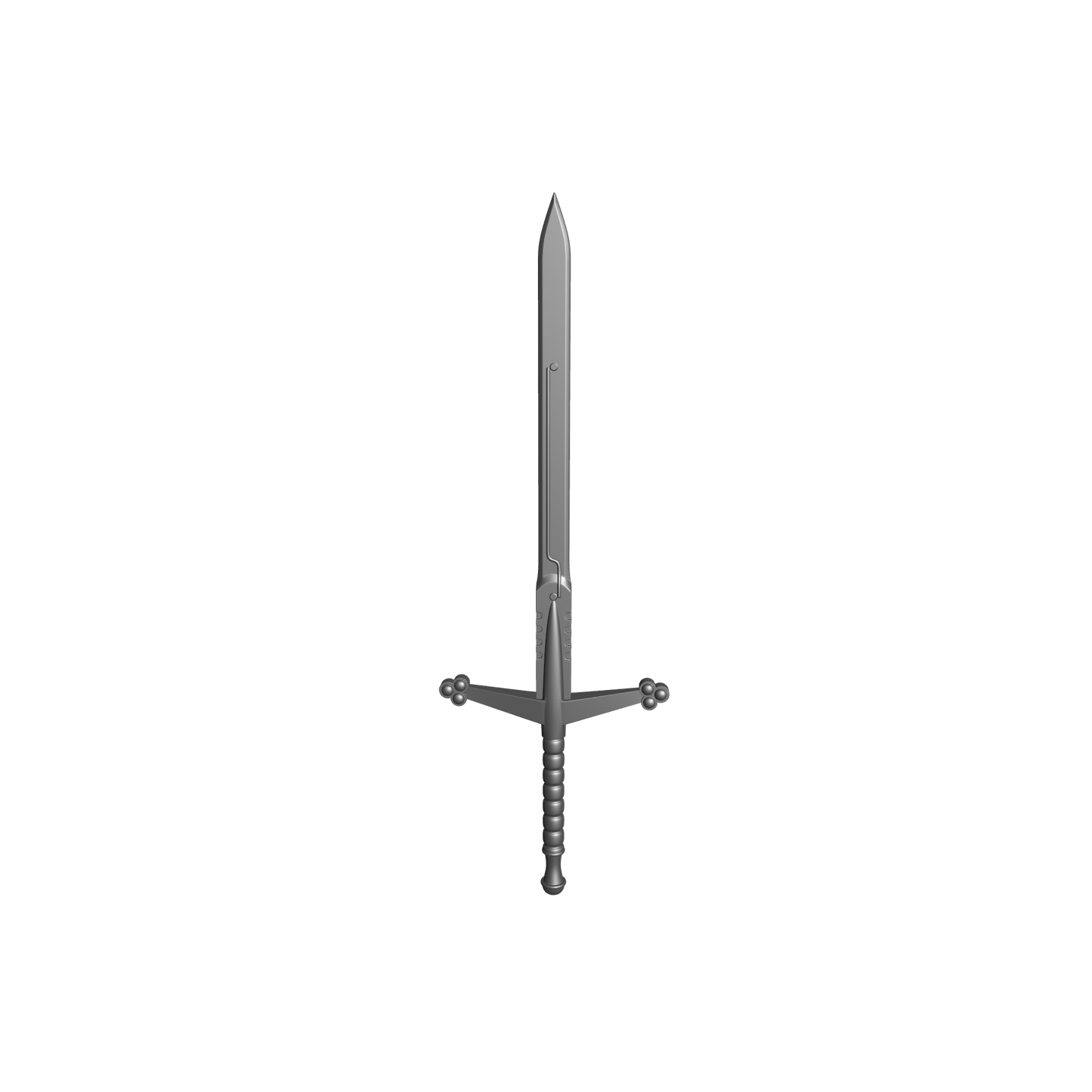 Highland Warrior Claymore energy sword resin melee weapon upgrade for 1:18 scale grimdark armored soldier figures