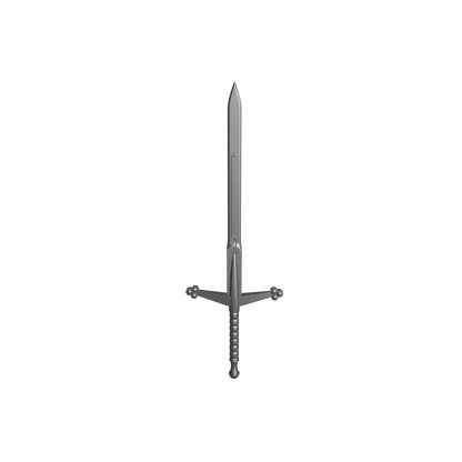 Highland Warrior Claymore energy sword resin melee weapon upgrade for 1:18 scale grimdark armored soldier figures