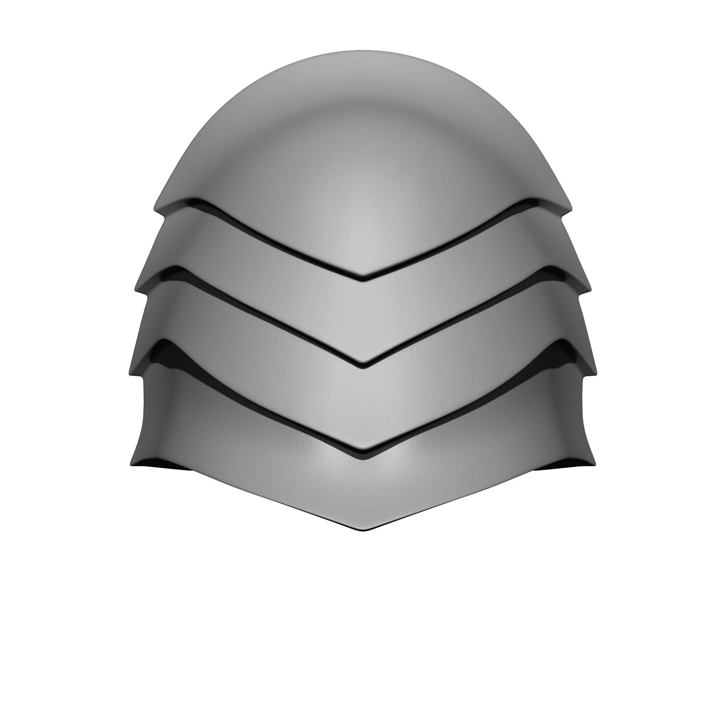 Layered Crusader resin shoulder pad for 1:18 Scale Grimdark Armored Soldier Upgrades compatible with JoyToy action figures
