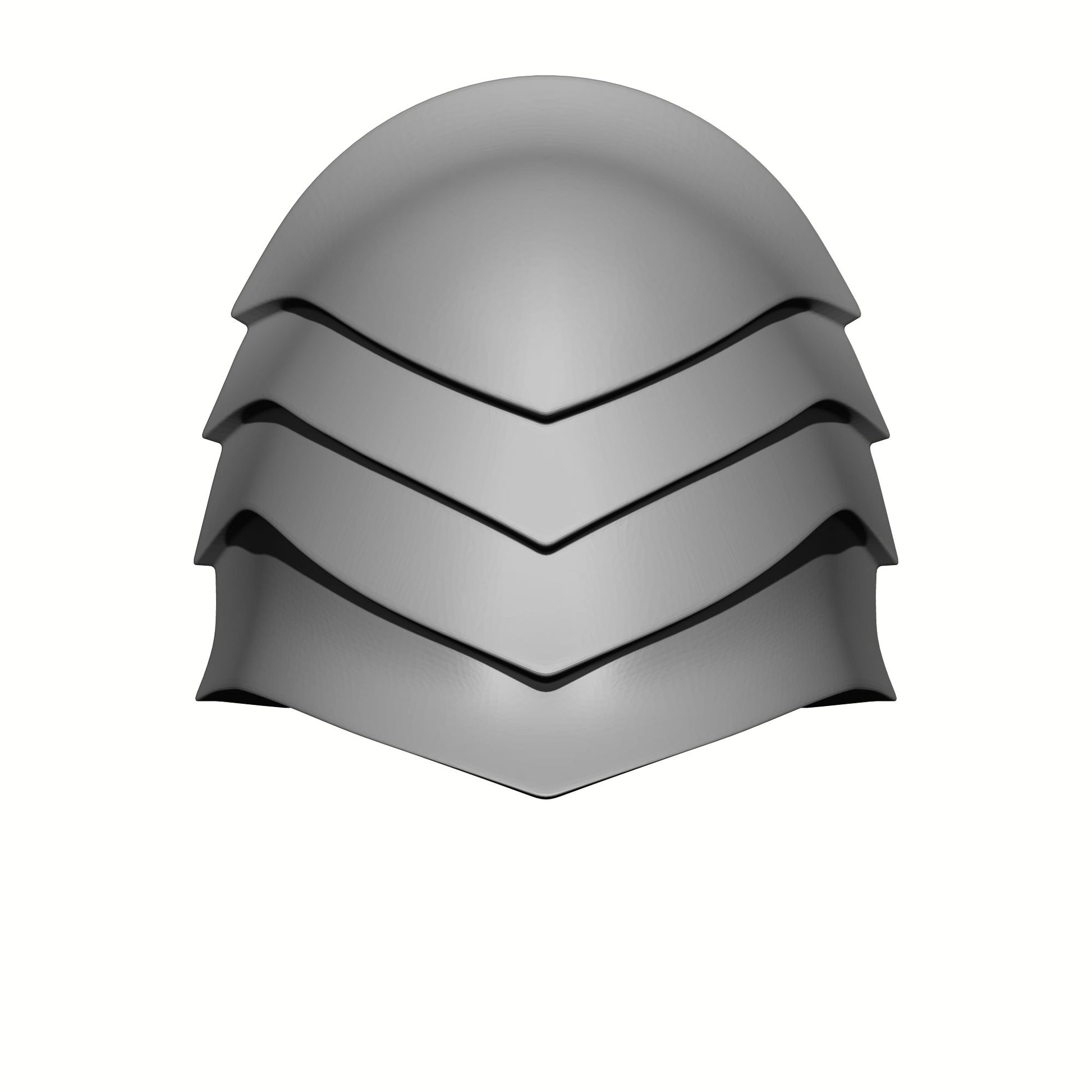 Layered Crusader resin shoulder pad for 1:18 Scale Grimdark Armored Soldier Upgrades compatible with JoyToy action figures