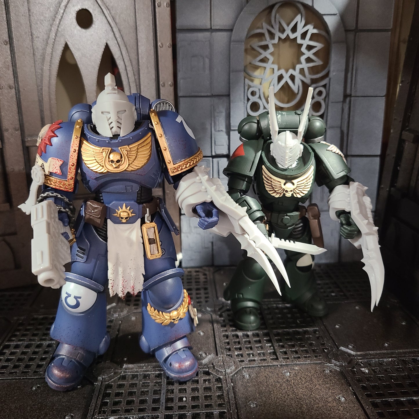 Night  Lords Night Terrors Warrior Order Energy Claw Plain custom resin weapon compatible with JoyToy 1:18 scale armored action figuresLightning Claw - Plain for JoyToy Traitor Legion Action Figures Custom 1:18th Scale Part
