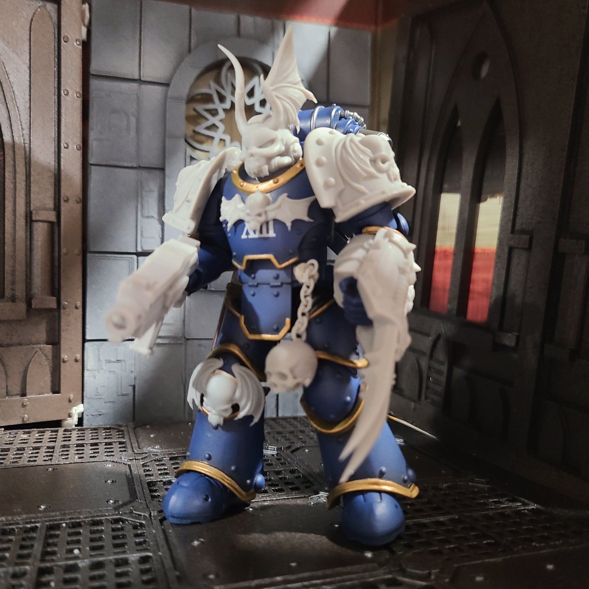 Night Terrors Warrior Order Energy Claw Plain custom resin weapon compatible with JoyToy 1:18 scale armored action figures