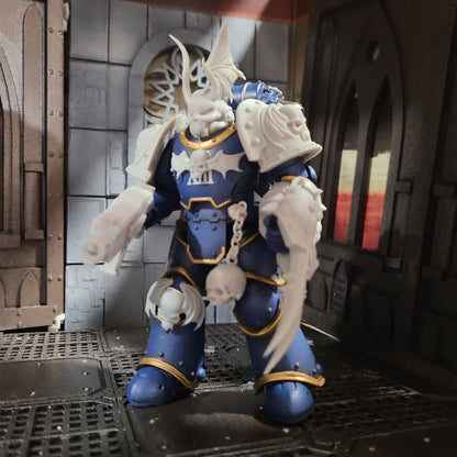 Night Terrors Warrior Order Energy Claw Plain custom resin weapon compatible with JoyToy 1:18 scale armored action figures