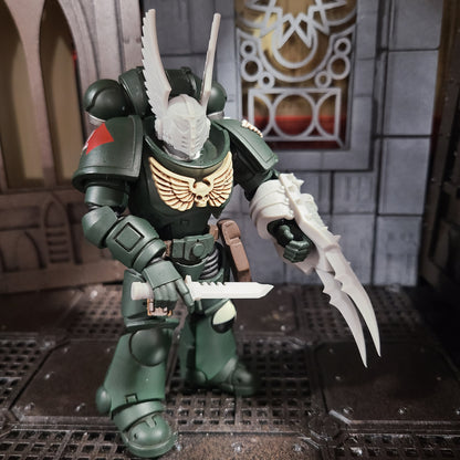 Night Terrors Warrior Order Energy Claw Plain custom resin weapon compatible with JoyToy 1:18 scale armored action figures