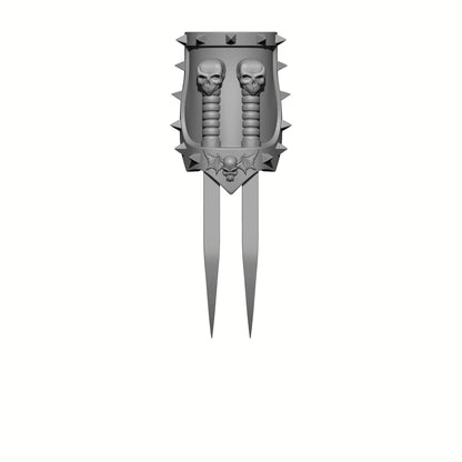 Night Terrors Warrior Order Energy Claw Plain custom resin weapon compatible with JoyToy 1:18 scale armored action figures