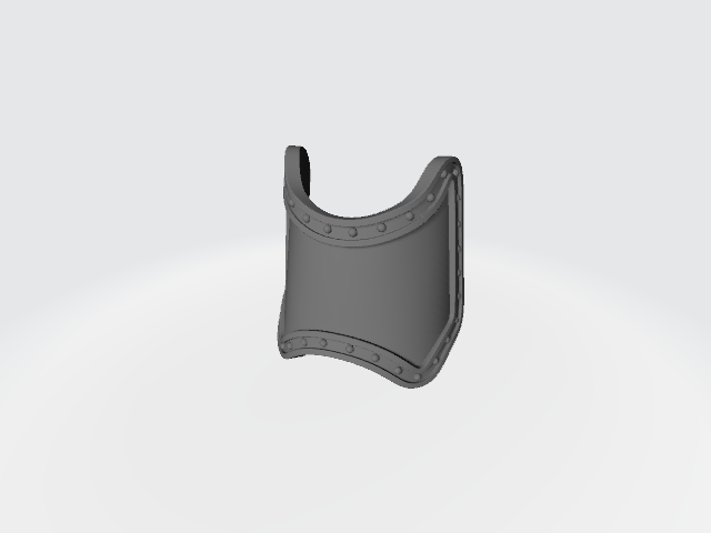 Plain shin guard decal compatible with JoyToy 1:18 scale armored action figures custom resin armor