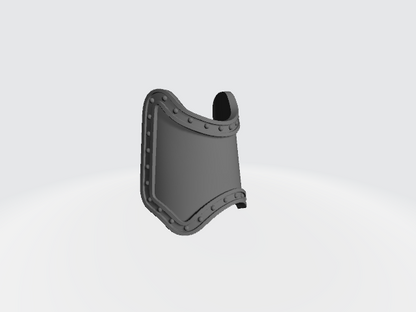 Plain shin guard decal compatible with JoyToy 1:18 scale armored action figures custom resin armor