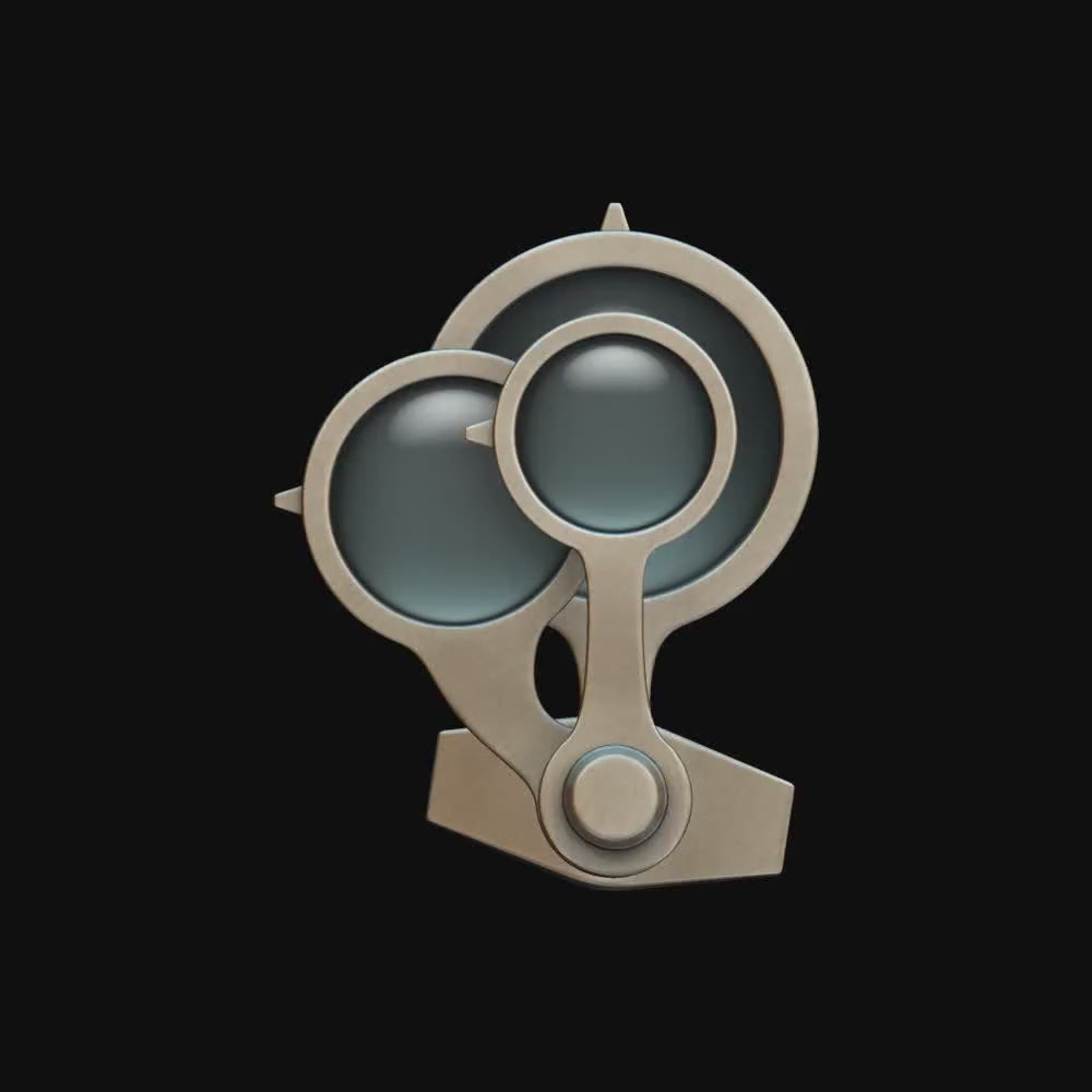 Apothecary Surgical Inspection Lenses for JoyToy Space Marine Action Figures Custom 1:18th Scale Parts