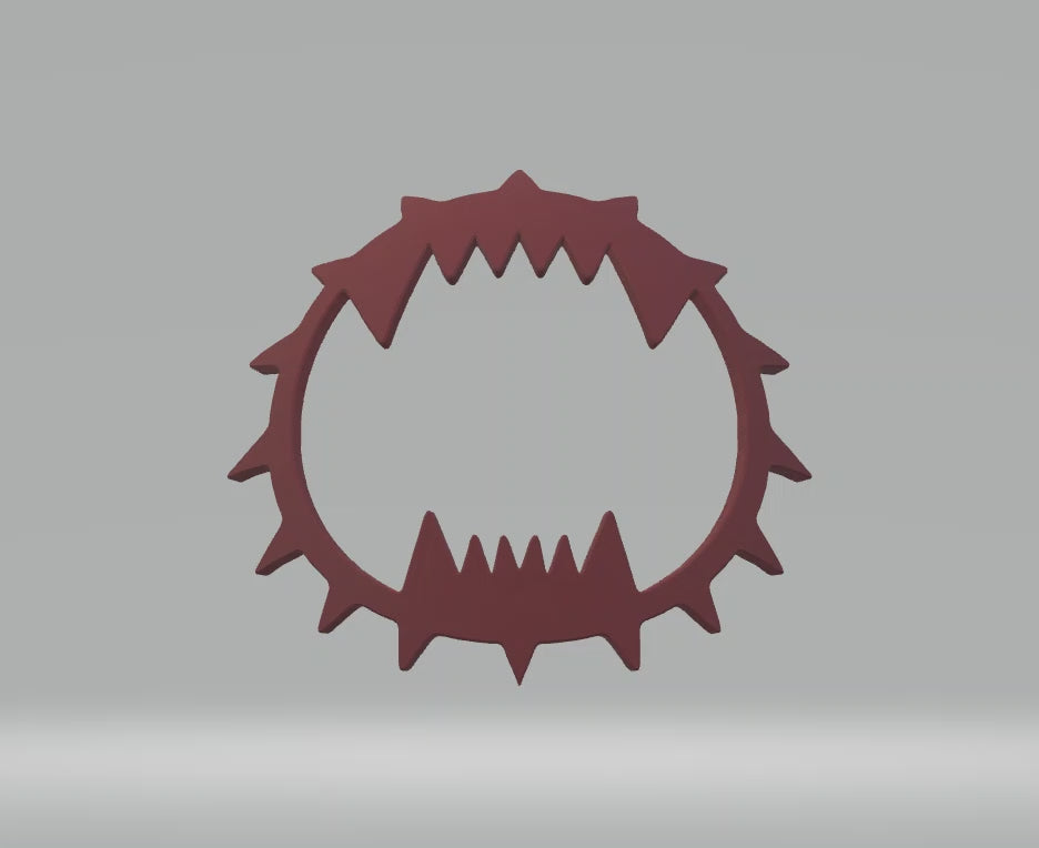 World Eaters Legion Shoulder Pad Decal for JoyToy Traitor Marine Action Figures Custom 1:18th Scale Insignia