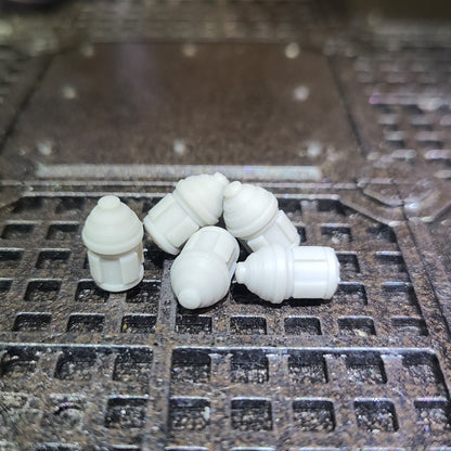Five Rad Grenades custom resin accessories compatible with JoyToy 1:18 scale armored action figures.