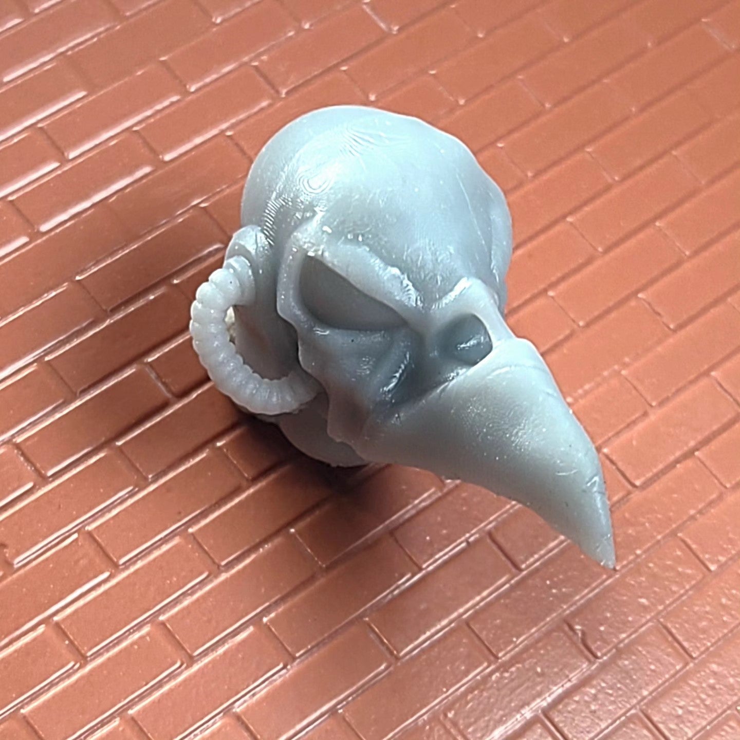 Raven Warrior Order Raven Skull Helmet 10x compatible with 28mm–32mm scale miniatures custom resin helmet