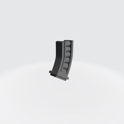 Removable curved magazine compatible with JoyToy 1:18 scale armored action figures