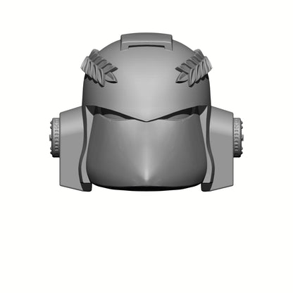 Resolute Sentinels Warrior Order Type G6 RC Helmet with Laurel Crest compatible with JoyToy 1:18 scale armored action figures