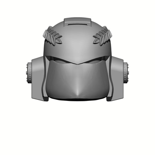 Resolute Sentinels Warrior Order Type G6 RC Helmet with Laurel Crest compatible with JoyToy 1:18 scale armored action figures