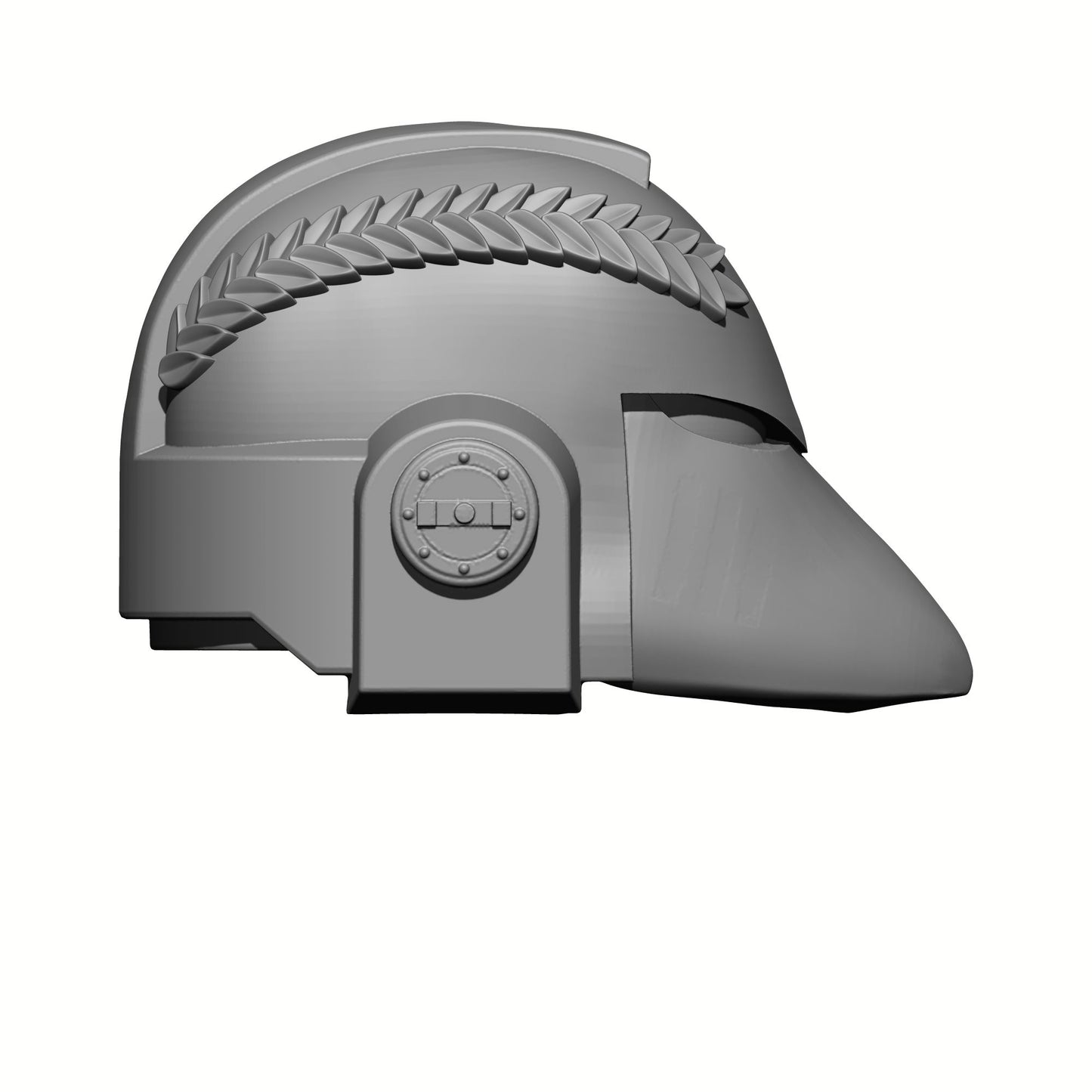 Resolute Sentinels Warrior Order Type G6 RC Helmet with Laurel Crest compatible with JoyToy 1:18 scale armored action figures