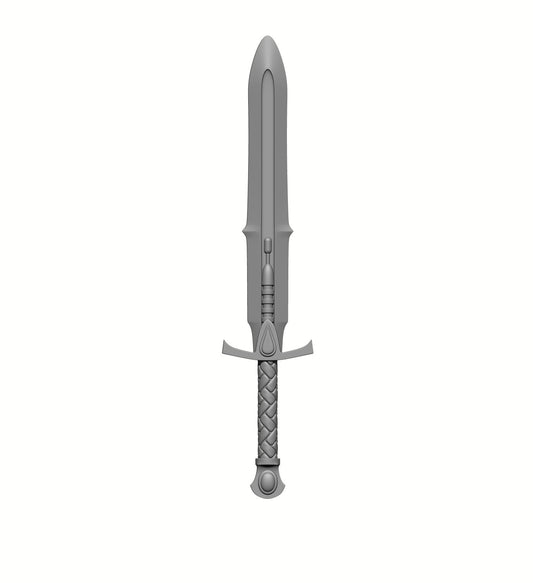 Sanguis Warrior Order Blood Drop Atlantean Energy Sword compatible with JoyToy 1:18 scale armored action figures