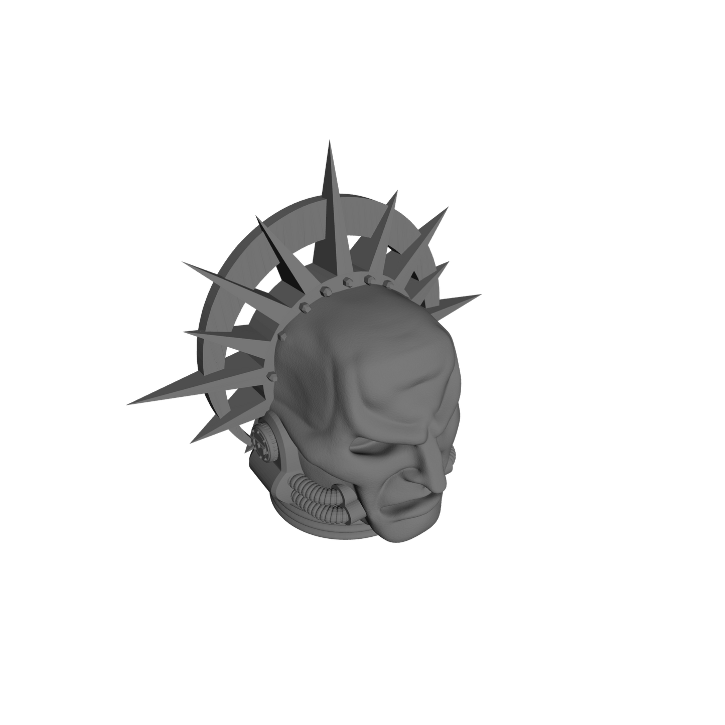 Sanguis Warrior Order Death Mask Helmet Swap V2 compatible with JoyToy 1:18 scale armored action figures custom resin head swap