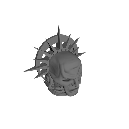 Sanguis Warrior Order Death Mask Helmet Swap V2 compatible with JoyToy 1:18 scale armored action figures custom resin head swap
