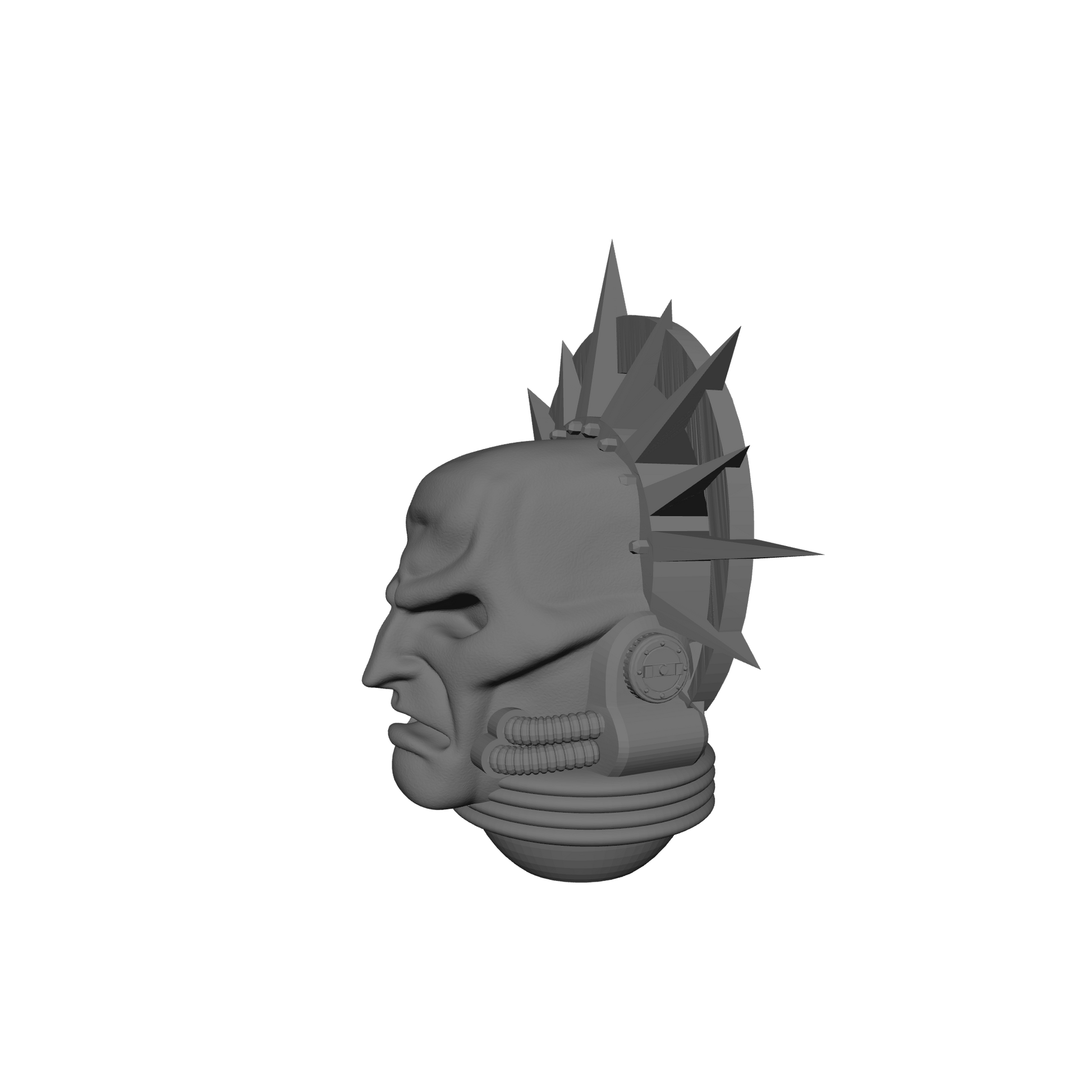 Sanguis Warrior Order Death Mask Helmet Swap V2 compatible with JoyToy 1:18 scale armored action figures custom resin head swap