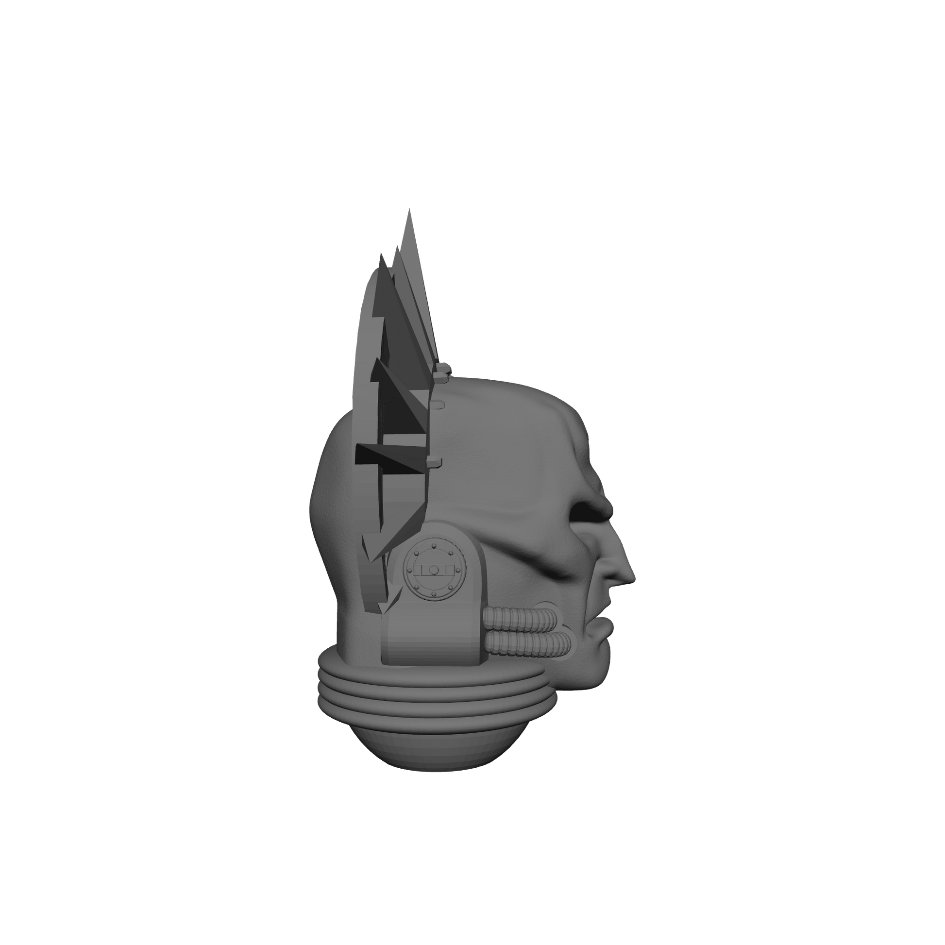 Sanguis Warrior Order Death Mask Helmet Swap V2 compatible with JoyToy 1:18 scale armored action figures custom resin head swap