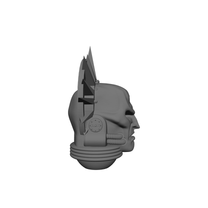 Sanguis Warrior Order Death Mask Helmet Swap V2 compatible with JoyToy 1:18 scale armored action figures custom resin head swap