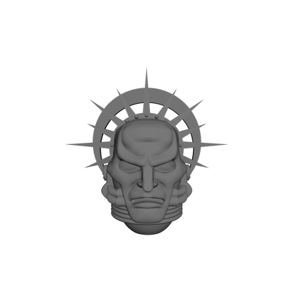 Sanguis Warrior Order Death Mask Helmet Swap V2 compatible with JoyToy 1:18 scale armored action figures custom resin head swap