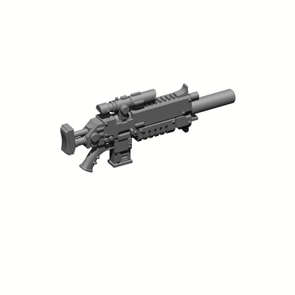 Sentinel Pattern Sniper Rifle custom resin long-range weapon compatible with JoyToy 1:18 scale armored action figures.