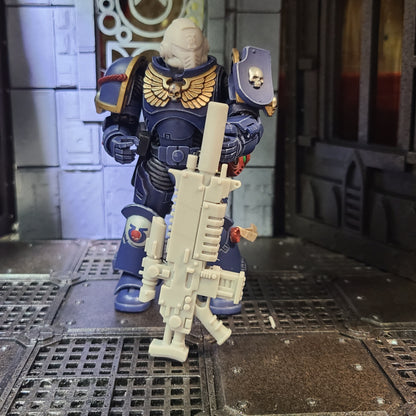Sentinel Pattern Sniper Rifle custom resin long-range weapon compatible with JoyToy 1:18 scale armored action figures.