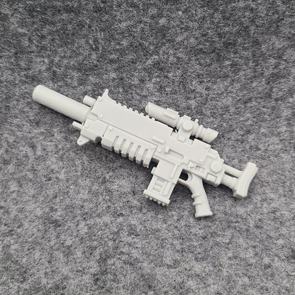 Sentinel Pattern Sniper Rifle custom resin long-range weapon compatible with JoyToy 1:18 scale armored action figures.