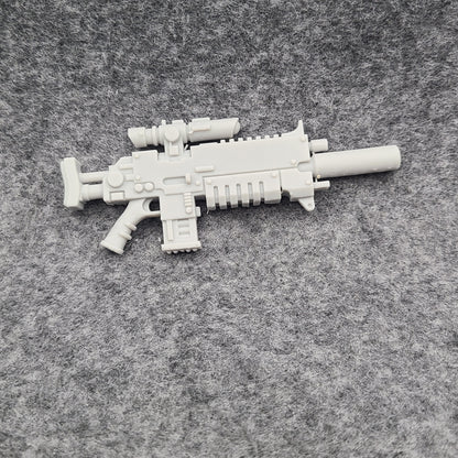 Sentinel Pattern Sniper Rifle custom resin long-range weapon compatible with JoyToy 1:18 scale armored action figures.