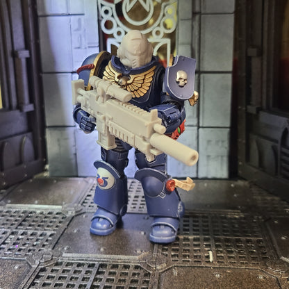 Sentinel Pattern Sniper Rifle custom resin long-range weapon compatible with JoyToy 1:18 scale armored action figures.