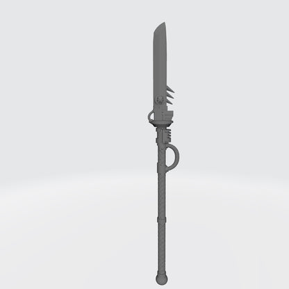 Soul Haunters Warrior Order Power Spear compatible with JoyToy 1:18 scale armored action figures custom resin weapon