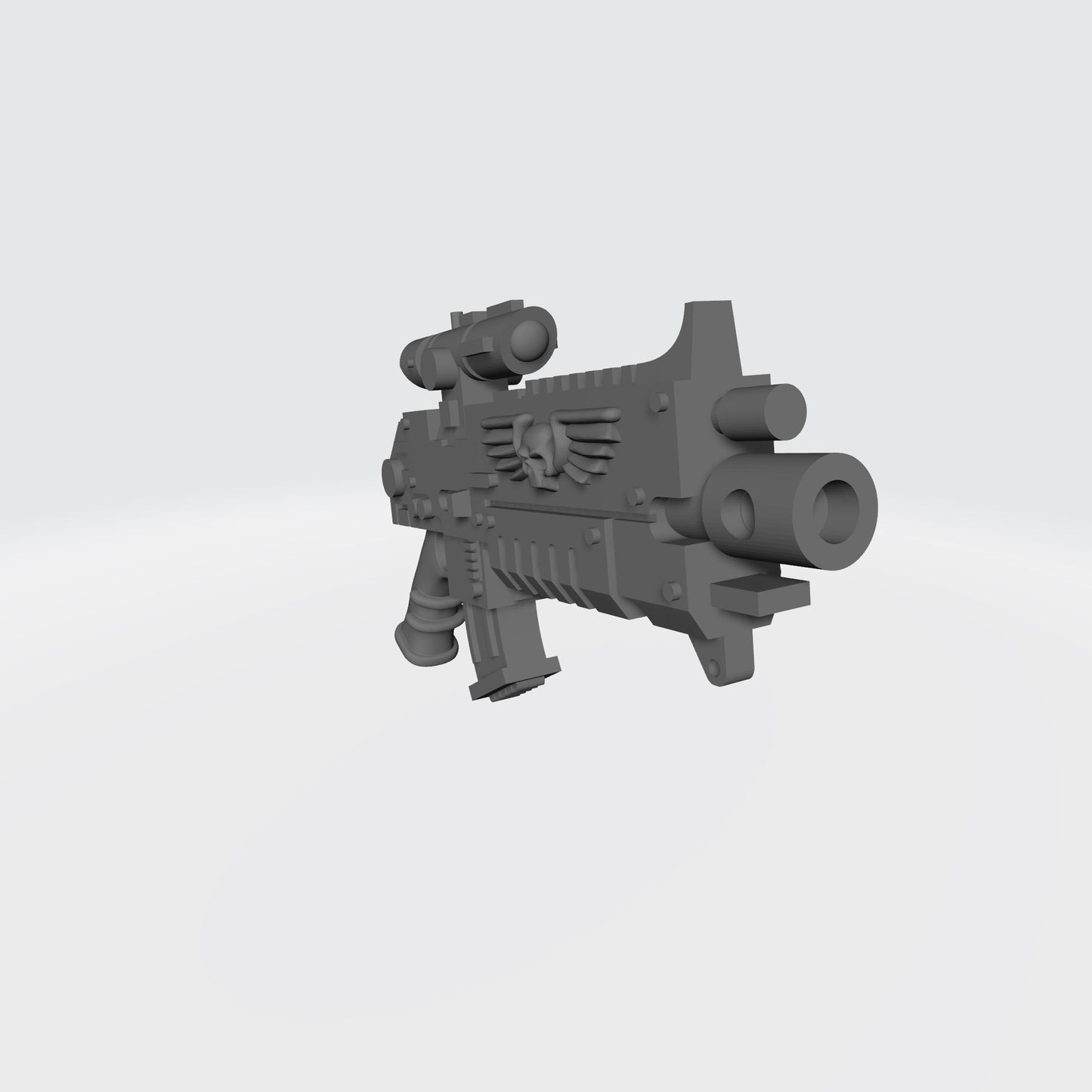Striker Combat Rifle with Scope custom resin weapon compatible with JoyToy 1:18 scale armored action figures.