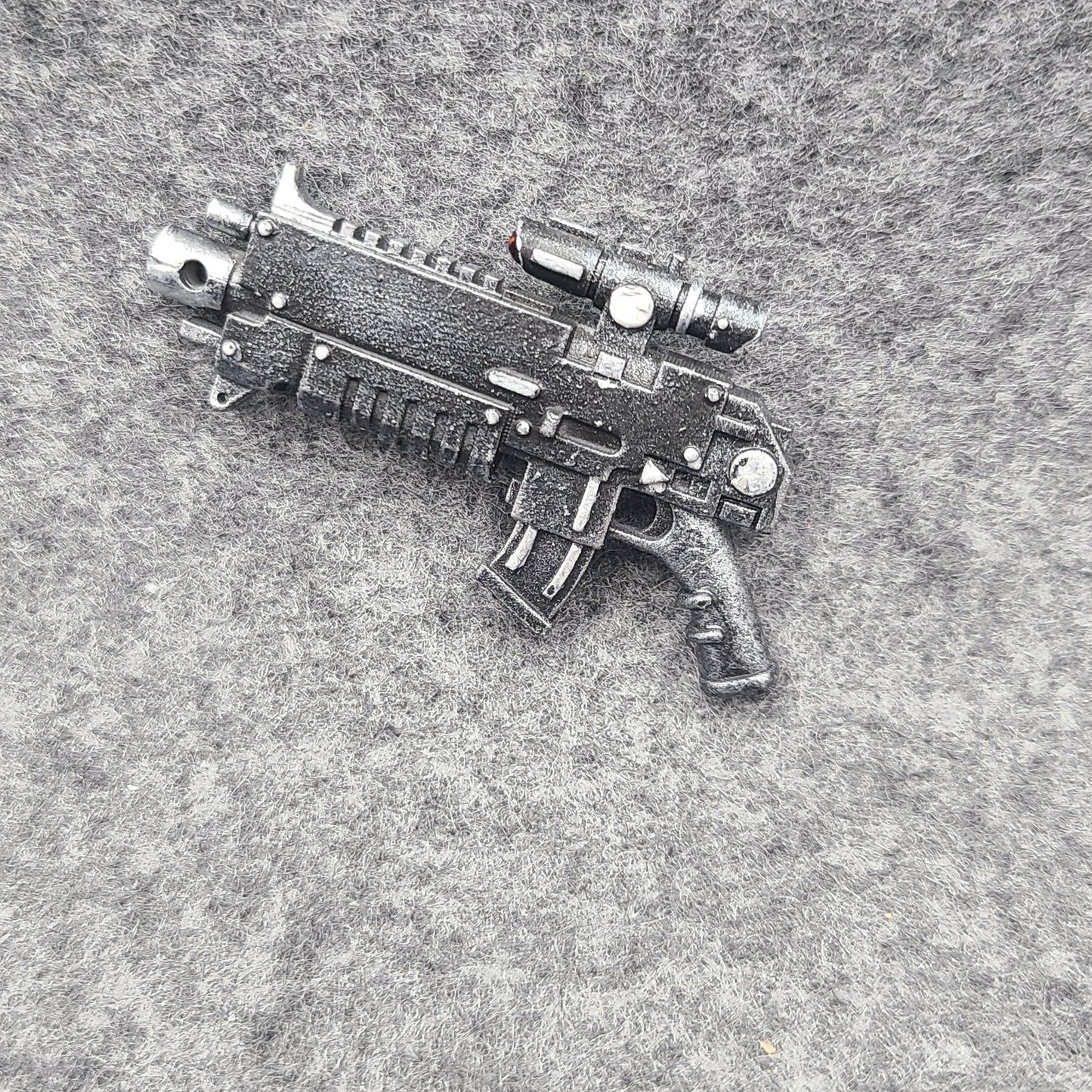 Striker Combat Rifle with Scope custom resin weapon compatible with JoyToy 1:18 scale armored action figures.