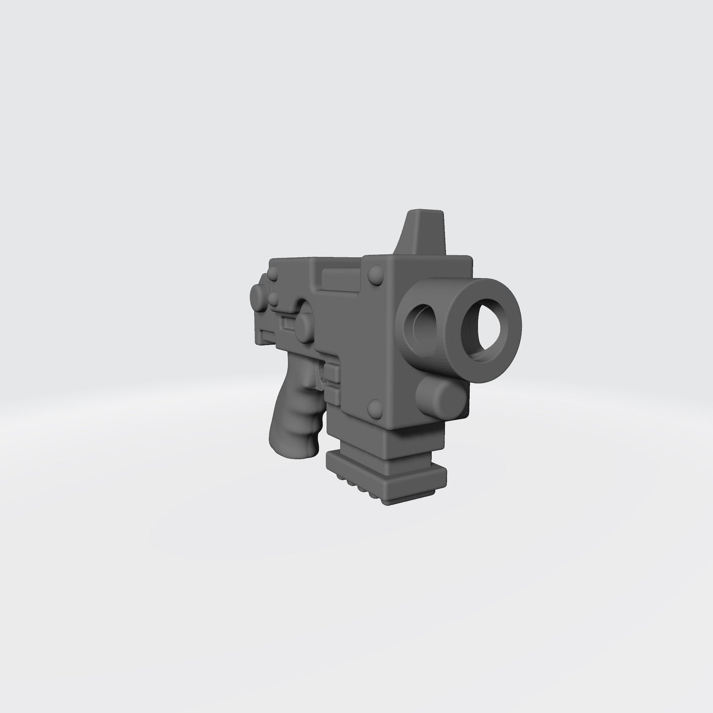 Striker Pistol Deluxe Grip compatible with JoyToy 1:18 scale armored action figures custom resin weapon