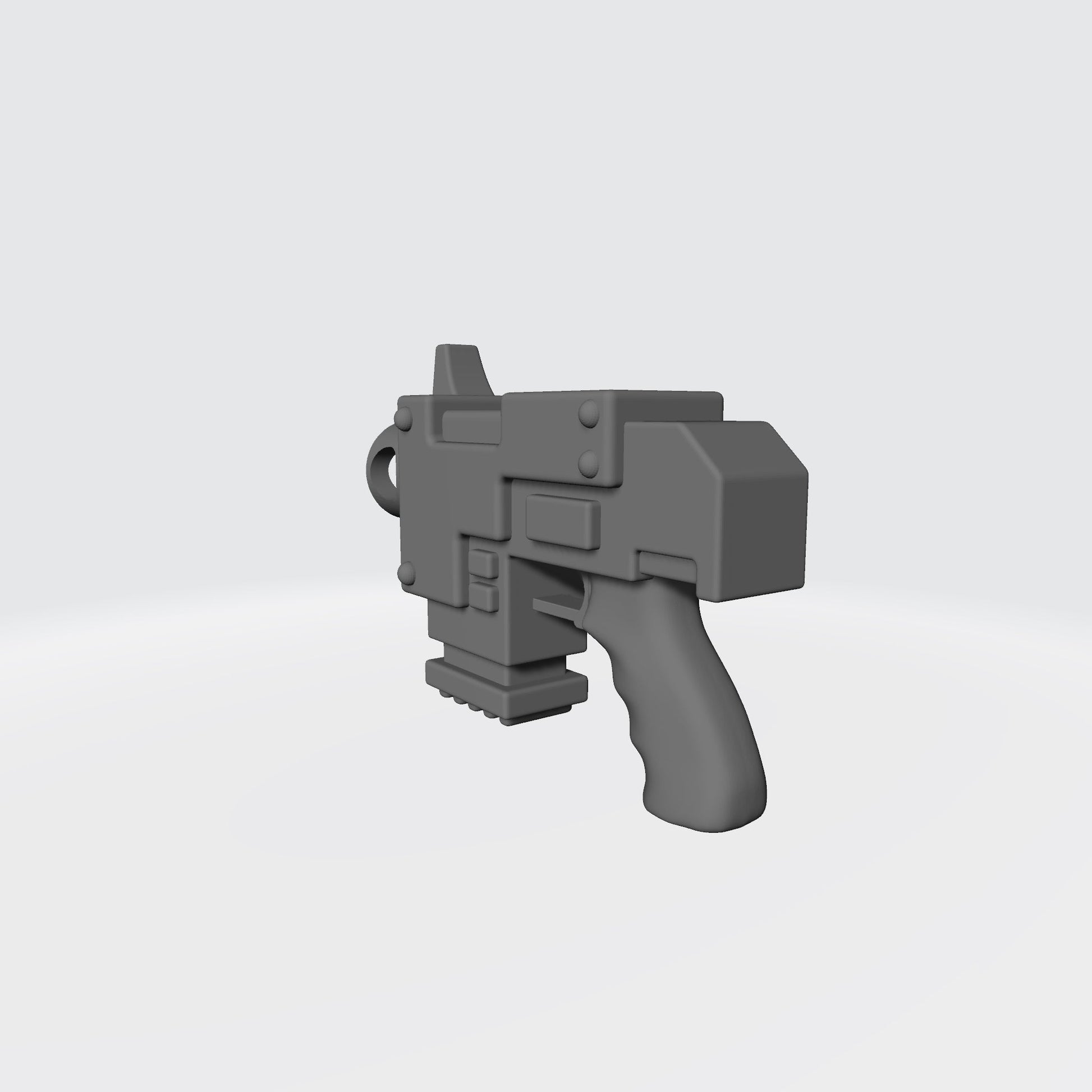 Striker Pistol Deluxe Grip compatible with JoyToy 1:18 scale armored action figures custom resin weapon