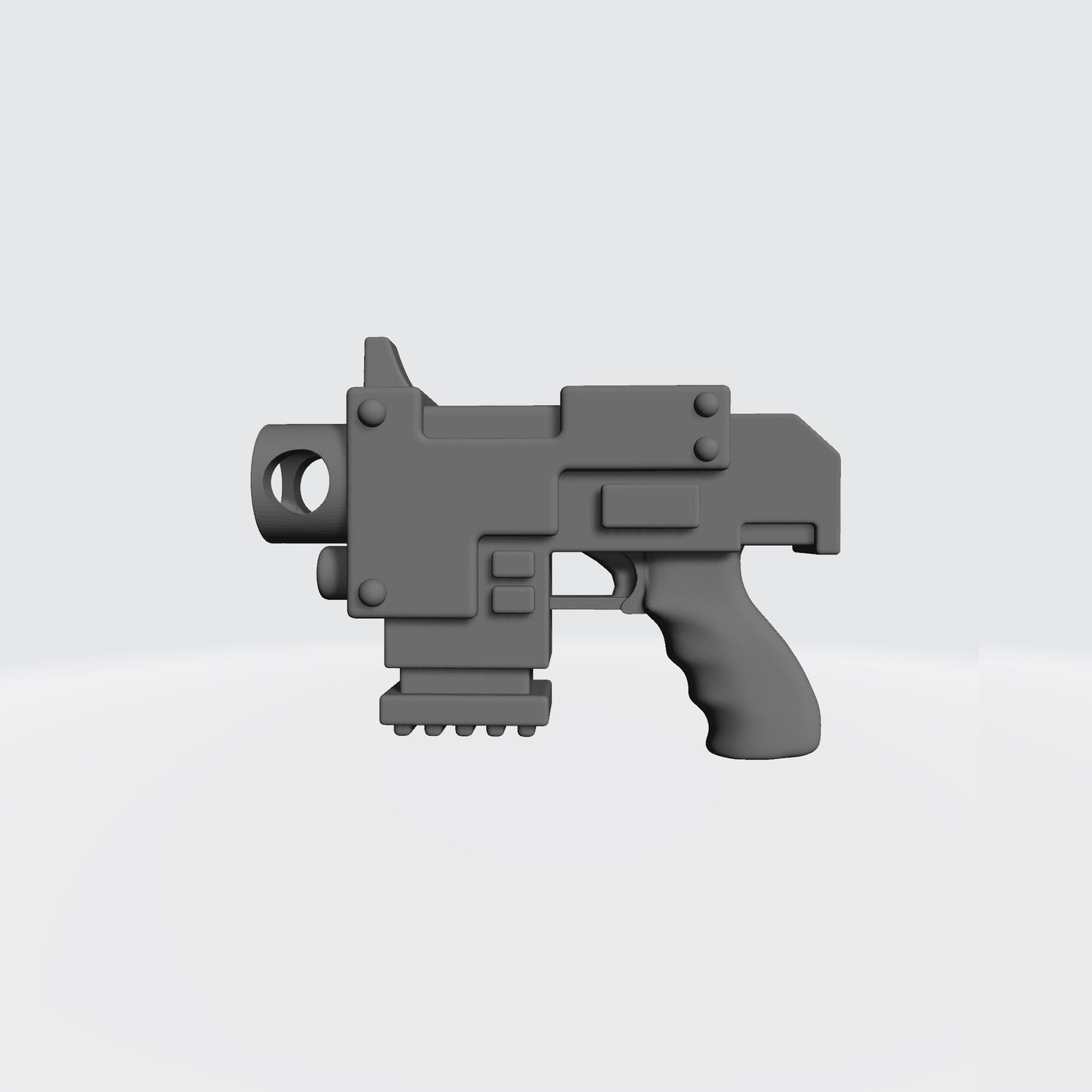 Striker Pistol Deluxe Grip compatible with JoyToy 1:18 scale armored action figures custom resin weapon