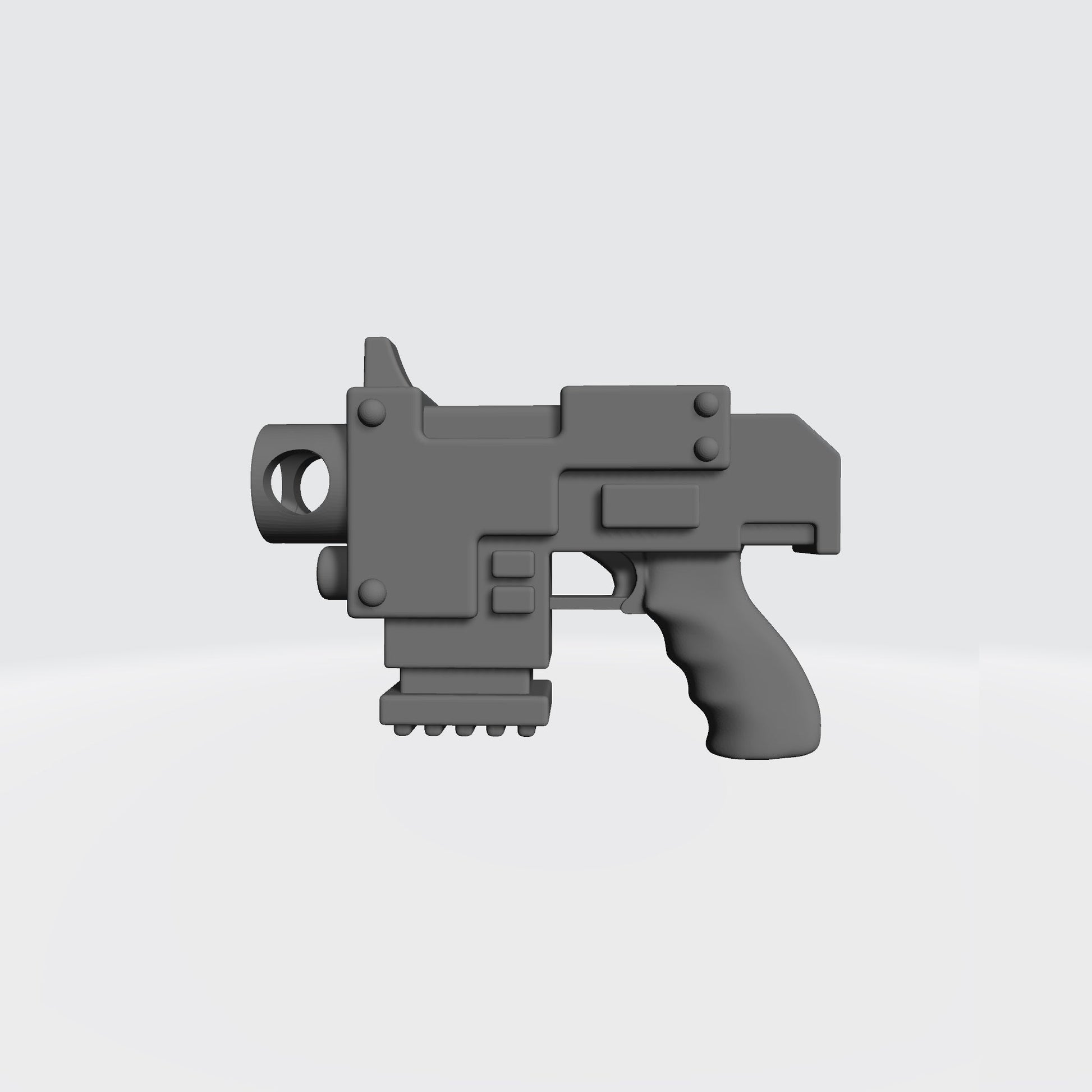 Striker Pistol Deluxe Grip compatible with JoyToy 1:18 scale armored action figures custom resin weapon