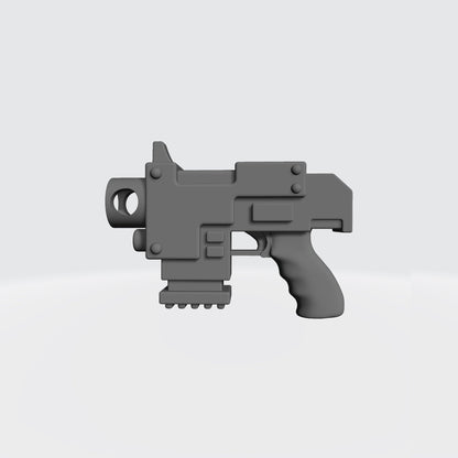 Striker Pistol Deluxe Grip compatible with JoyToy 1:18 scale armored action figures custom resin weapon