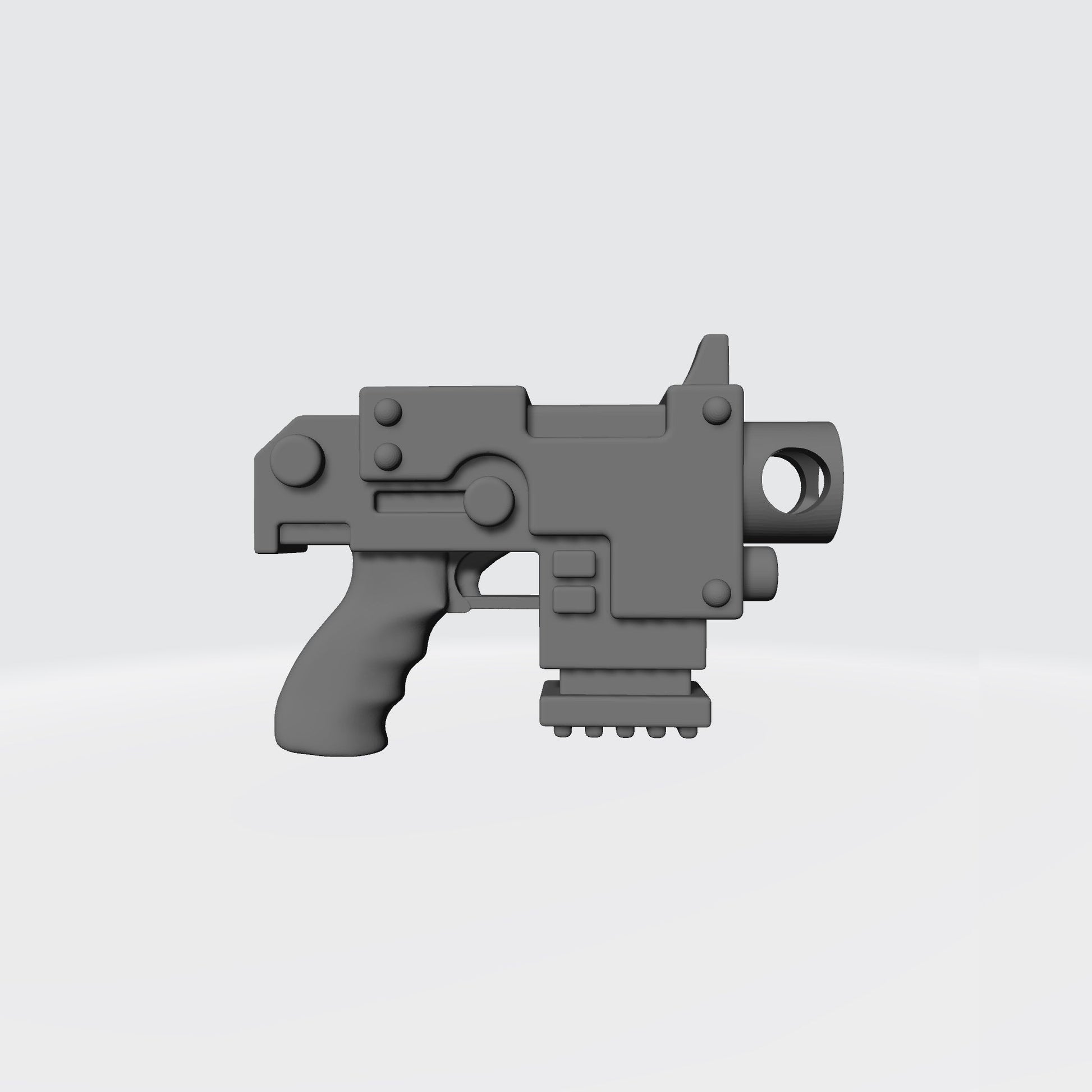 Striker Pistol Deluxe Grip compatible with JoyToy 1:18 scale armored action figures custom resin weapon